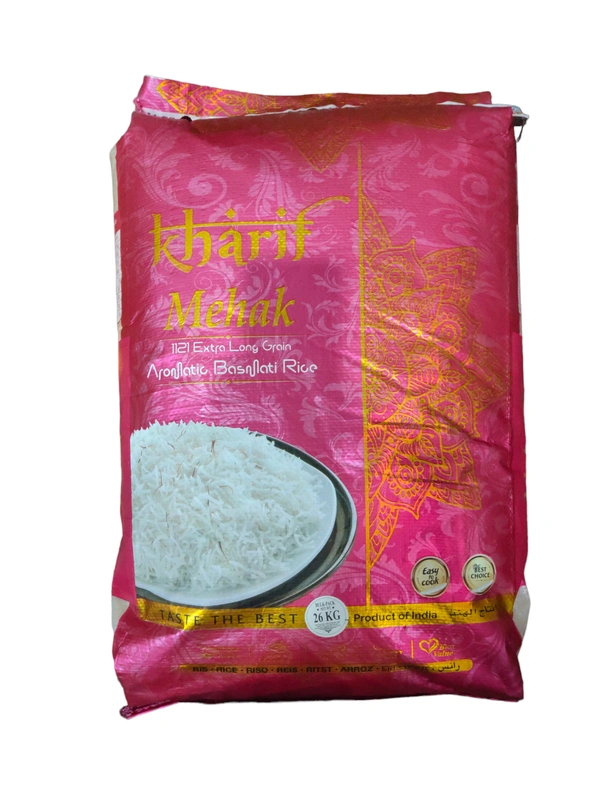 Kharif Mehak Basmati Rice - 26kg