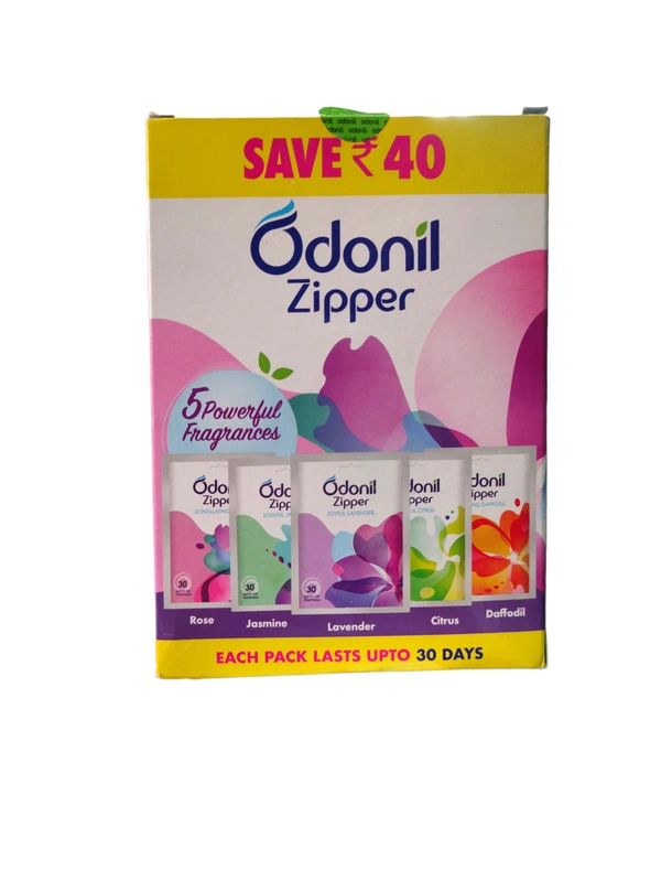 Odonil Zipper 5 Powerful Fragrance 