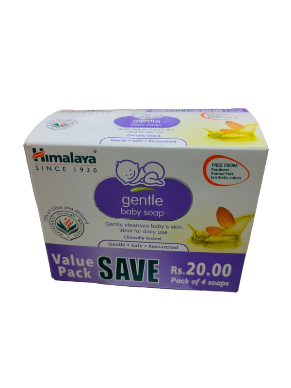 Himalaya gentle Baby Soap Oils & Almond 75gx4