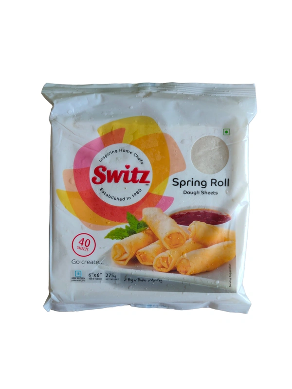 Switz Spring Roll 40 Sheet 6"x6" 275g