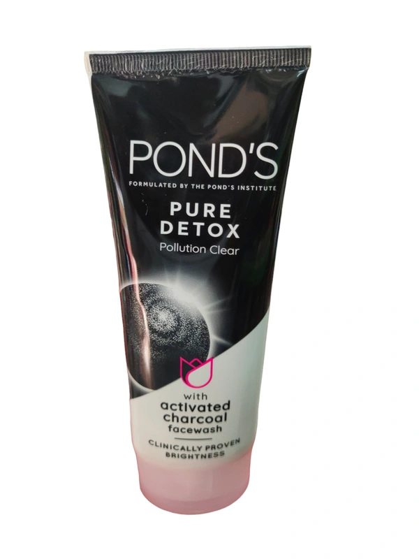 Pond's Pure Detox Activated Charcoal Face Wash - 100g