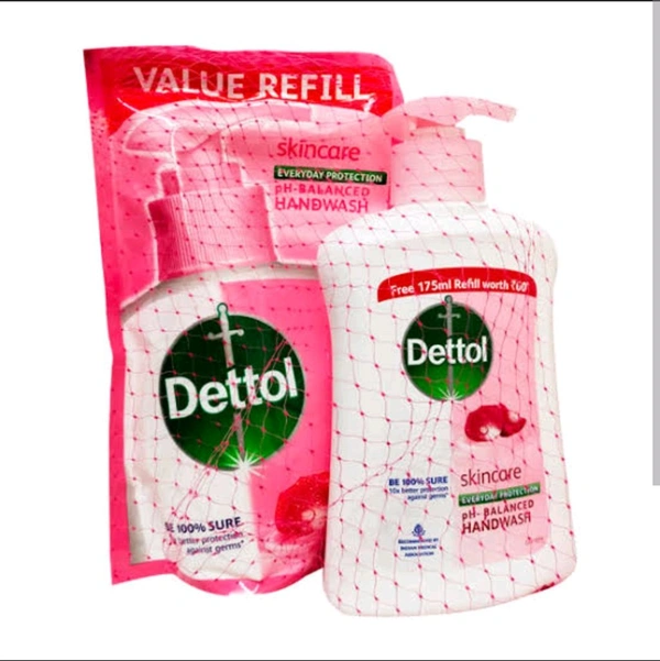 Dettol Hand Wash Liquid 200ml+175ml Refill - Skincare