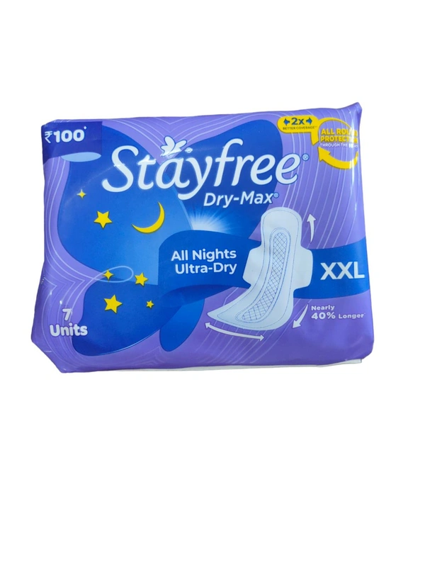Stayfree Dry Max Ultra Dry All Night  - 7 Unit