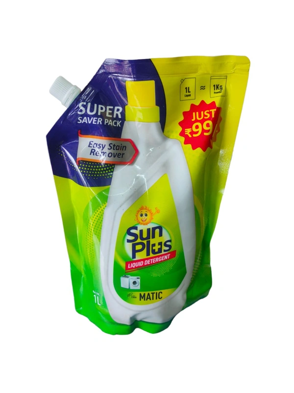 Sun Plus Matic Liquid Easy Stain Remover 1L