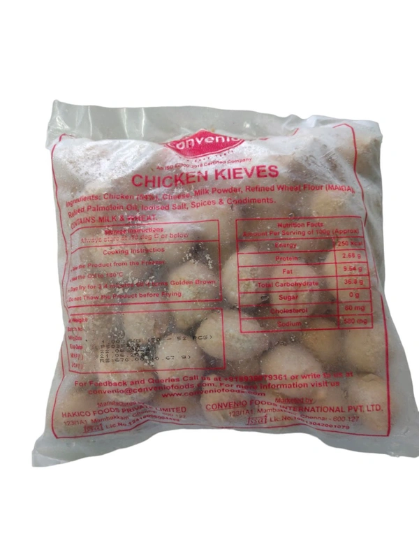 Chicken Kieves (Cheese Balls F) 52pc 1kg