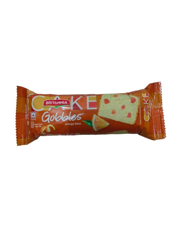 Britannia Cake Gobbles 50g - Orange Bites