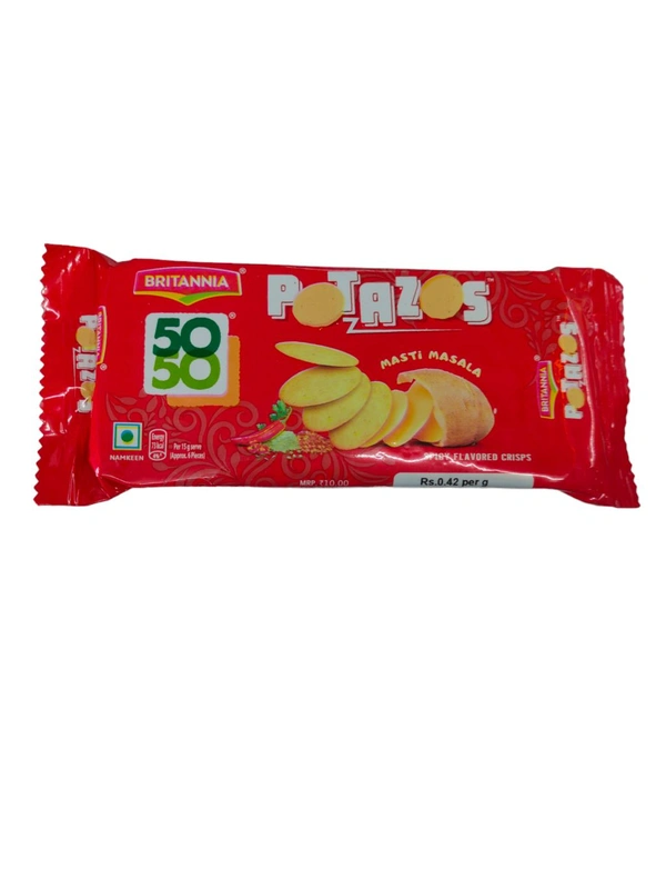 Britannia 50/50 Potazos 24g - Masti Masala