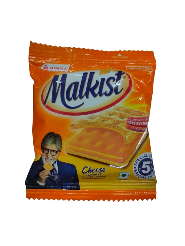 Mayora Malkist Crunchy Cracker Biscuit 15g - Cheese