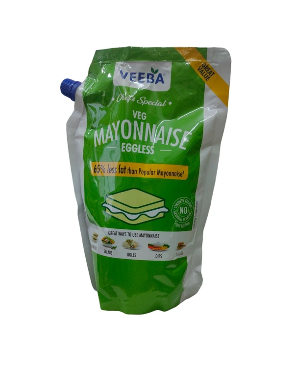Veeba Veg Mayonnaise Eggless - 875g
