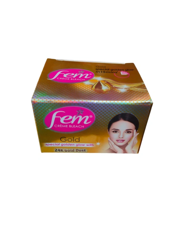 Fem Gold Cream Bleach Special Golden Glow - 24g