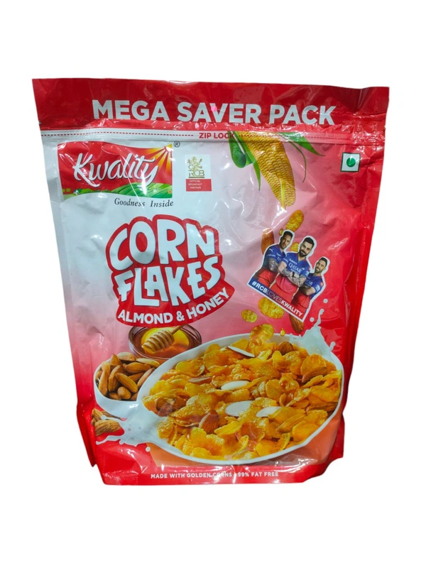 Kwality Corn Flakes Almond & Honey - 1kg
