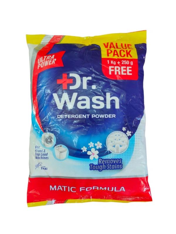 Dr. Wash Removes Tough Stains Matric Formula - 1kg+250g