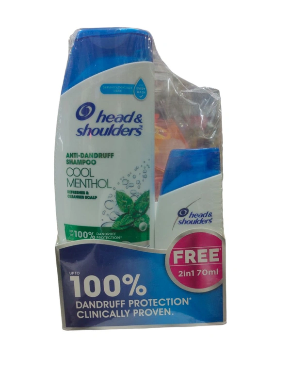 Head & Shoulder Anti Dandruff Cool Menthol - 340ml+70ml