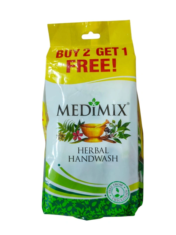 Medimix Hand Wash Refill 200mlx3pc - Herbal