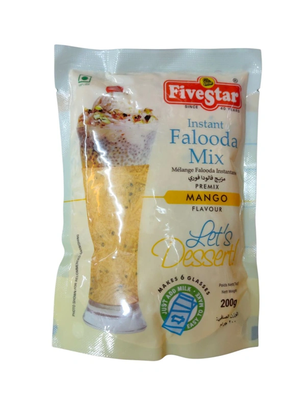 Five Star Falooda Mix 200g - Mango