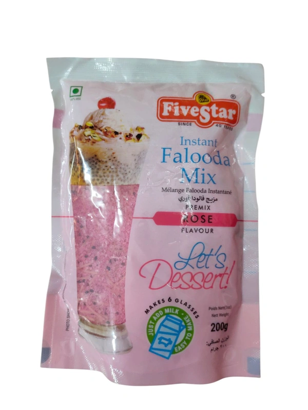 Five Star Falooda Mix 200g - Rose