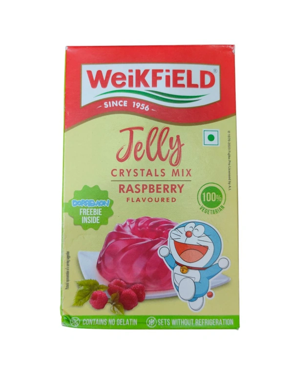 Weikfield Jelly Crystal Mix 90g - Raspberry
