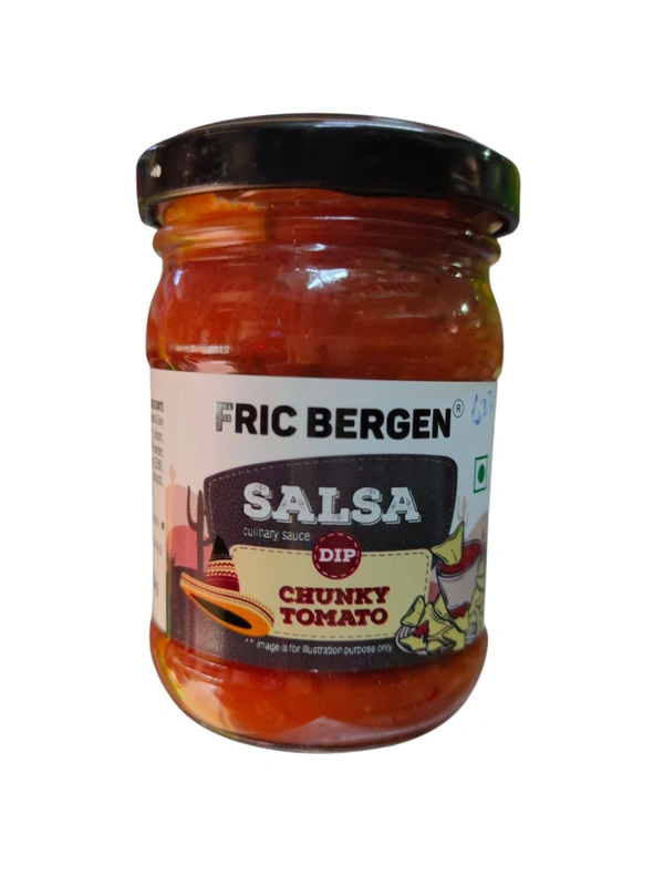 Fric Bergen Salsa Dip Chunki Tomato - 120g