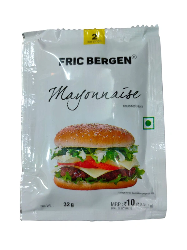 Fric Bergen Mayonnaise Thik & Creamy - 32g