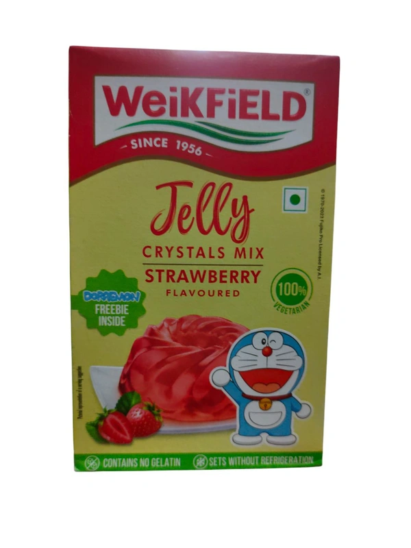Weikfield Jelly Crystal Mix 90g - Strawberry