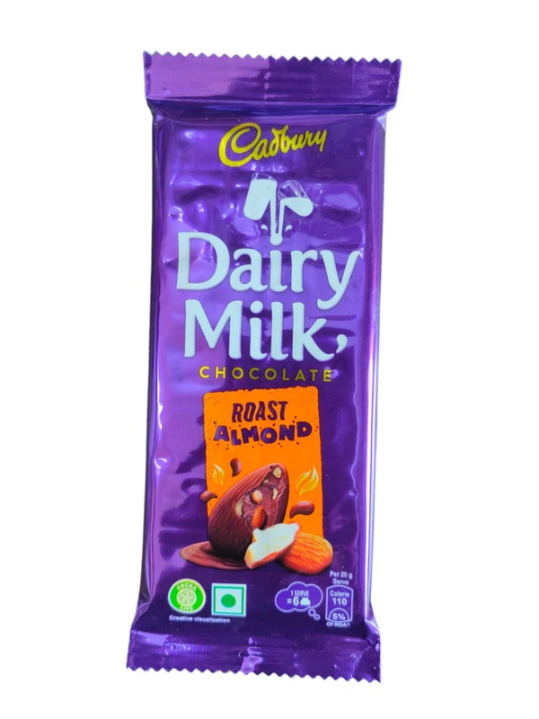 Cadbury Dairy Milk Chocolate Roast Almond - 75g