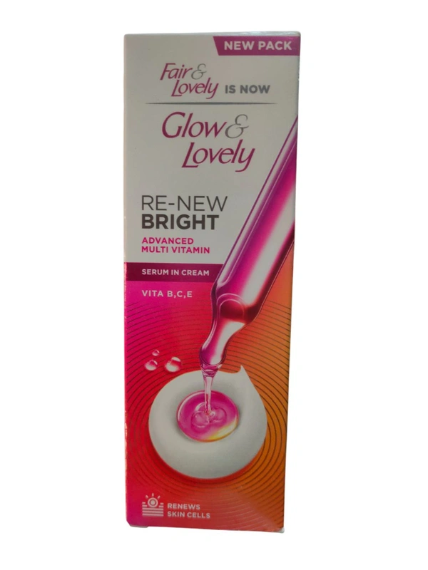 Fair & Lovely Glow & Lovely Re-New Bright Cream - 50g