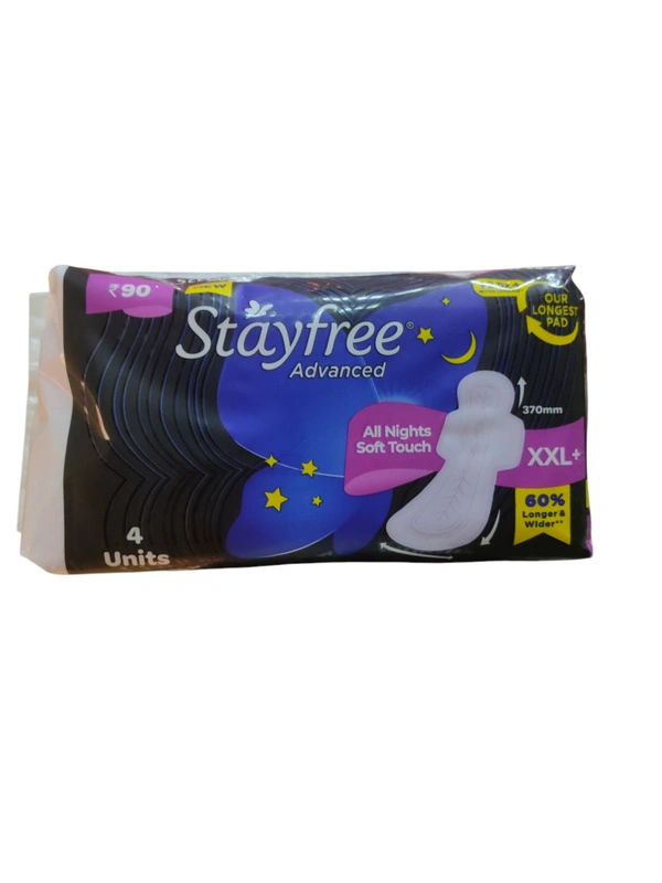 Stayfree Advanced All Night Ultra Soft XXL - 4 Units