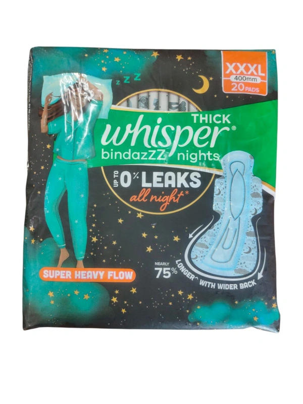Whisper Bindazzz Night XXXL 20 Pads