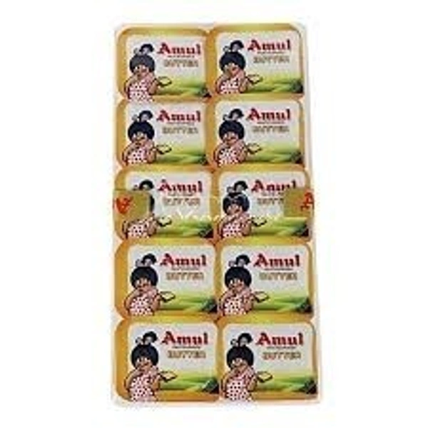 Amul Pasteurised Butter School pack - 10gx10pc