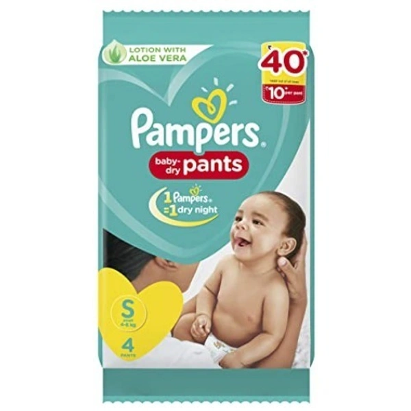 Pampers Happy Skin Pants 4Pants - S 4-8kg