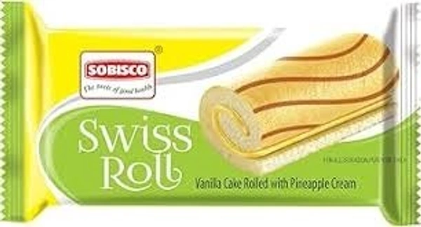Sobisco Swiss Roll Cake 30g - Pinepple