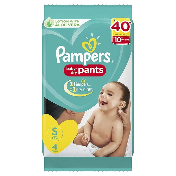 Pampers Pants Small - 4 Pants