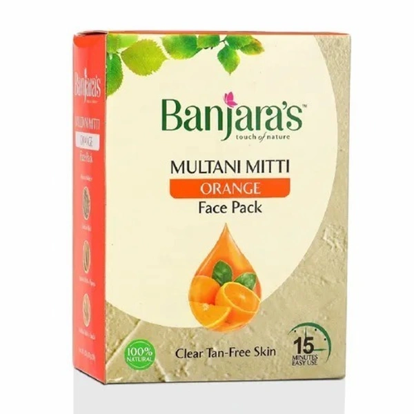 Banjaras Multani Mitti Face Pack 100g - Orange