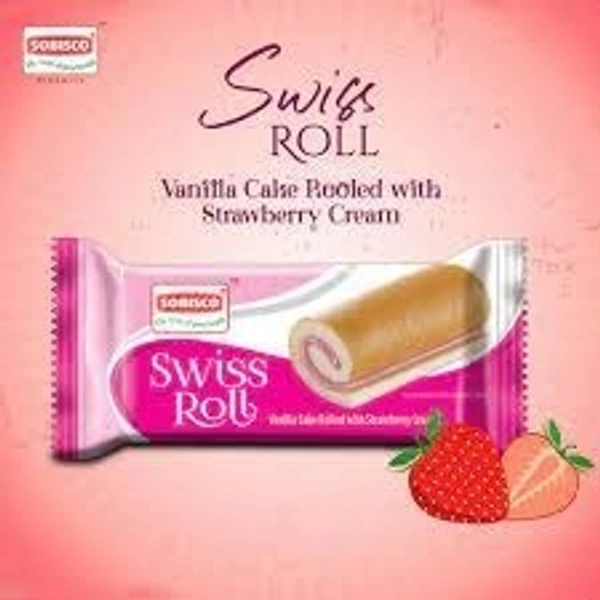 Sobisco Swiss Roll Cake 30g - Vanilla