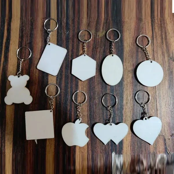 Wooden Keychain (Single Side)