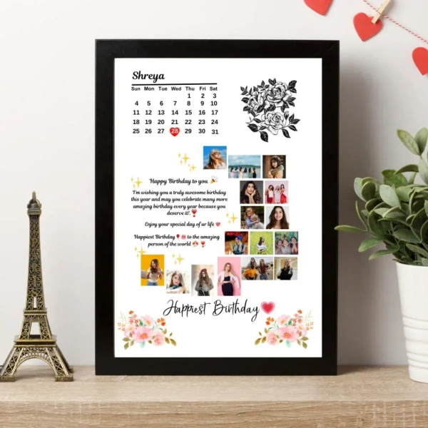 birthday photo frame design