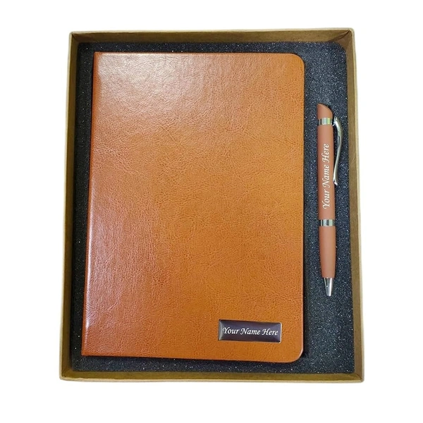 Gift Set – 2 in 1 Black Diary + Pen Set