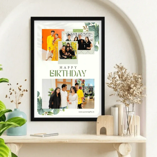 Happy Birthday Collage Photo Frame