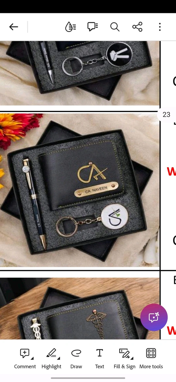 CA Pen and Keychain Combo