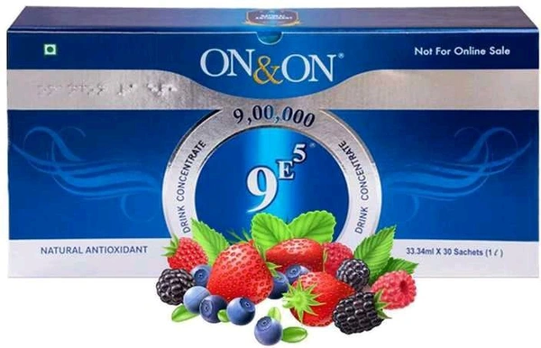 vgial On & On 9E5 Drink Juice Concentrate-Natural Antioxidant JuiceEach Sachets In One Box