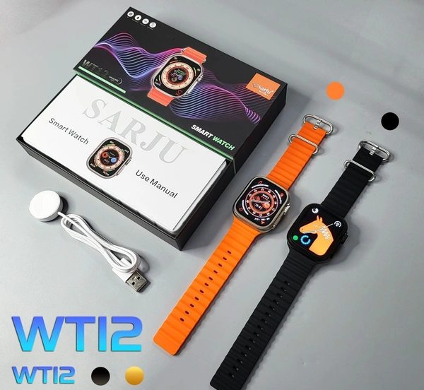 SARJU WT12  Crystal clear Calling📞  High resolution display📱  Best battery life🔋  6 months warranty💯  🤩