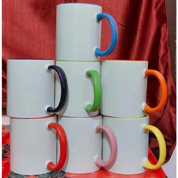 3 Tone Normal Handle mugs.