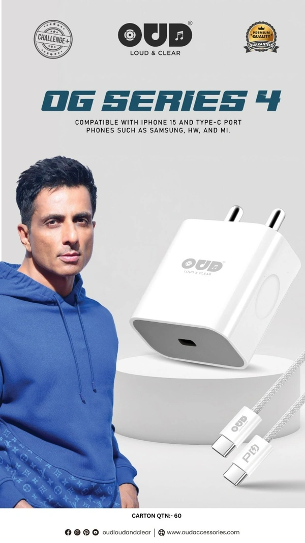 MODEL-OD-CH-5004/ SERIES-4    👉SERIES:- OG SERIES 4      👉WATT - 30 WATT POWER OUTPUT  👉TYPE-C TO TYPE-C  👉 6 MONTH WARRANTY