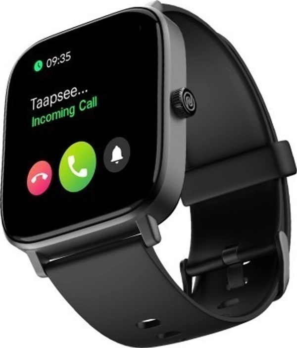 Noise ColorFit Icon 2 Smartwatch with Bluetooth calling, Call rejection, Find my phone, Control music, Wake gesture, Vibration, Do not disturb mode, brightness 1.8 inch Display (Jet Black)