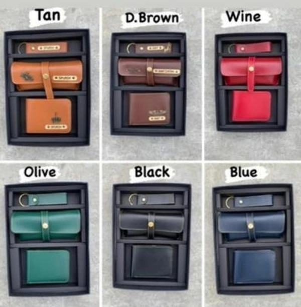 Faux Leather Couple Combo Set of 2  Mix Color