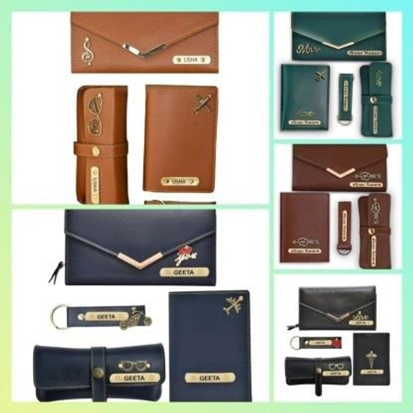 Faux Leather Couple Combo Set of 2  Mix Color