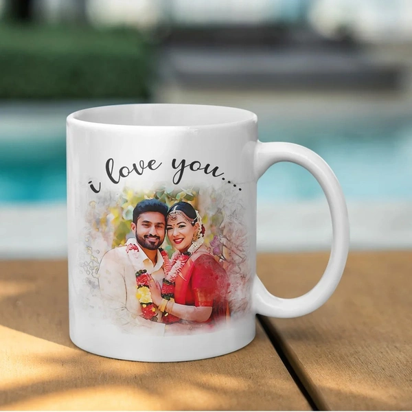 White mugs. Small Size