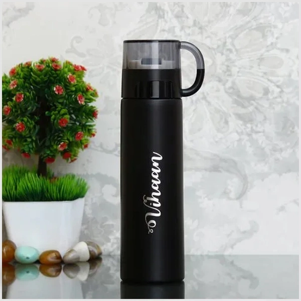 Vacuum Insulated Flask With Cup Lid 500ml