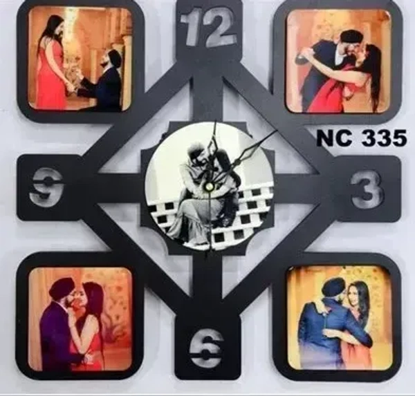 Analog Sublimation Wooden Wall Clocks