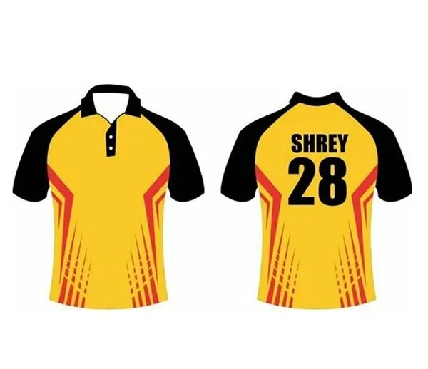 Printed Cotton Mens Cricket T Shirts, Packaging Type: Packet